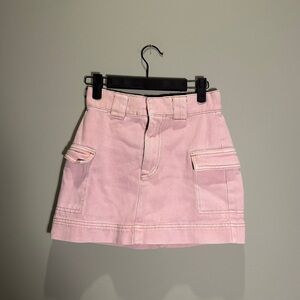 PacSun Pink A-Line Mini Skirt Casual Wear